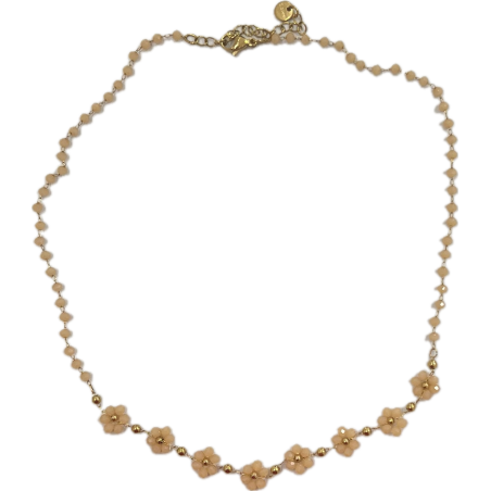 Collana di fiori - perline