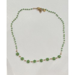 Collana di fiori - perline